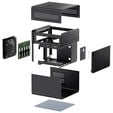Jonsbo N2 Mini-ITX NAS Geh&auml;use - schwarz image number null
