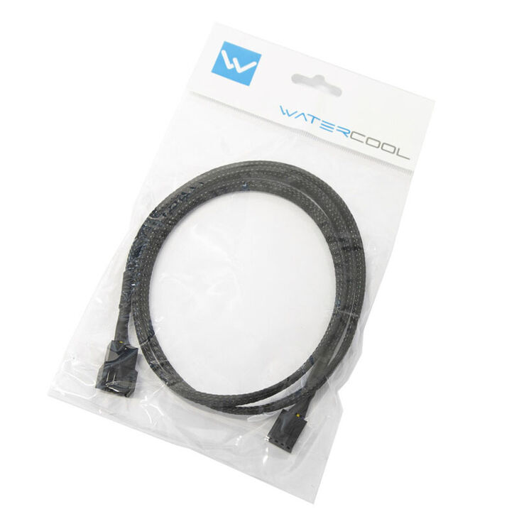 Watercool 4-Pin PWM Verlängerung, schwarz - 90cm image number 2