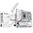 GIGABYTE B860M Aorus Elite WiFi6E ICE Motherboard, Socket 1851, Intel B860, mATX, DDR5 image number null