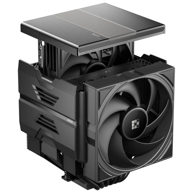 Sudokoo SK620 CPU Cooler, Dual Tower - 2x 120mm, black image number 3