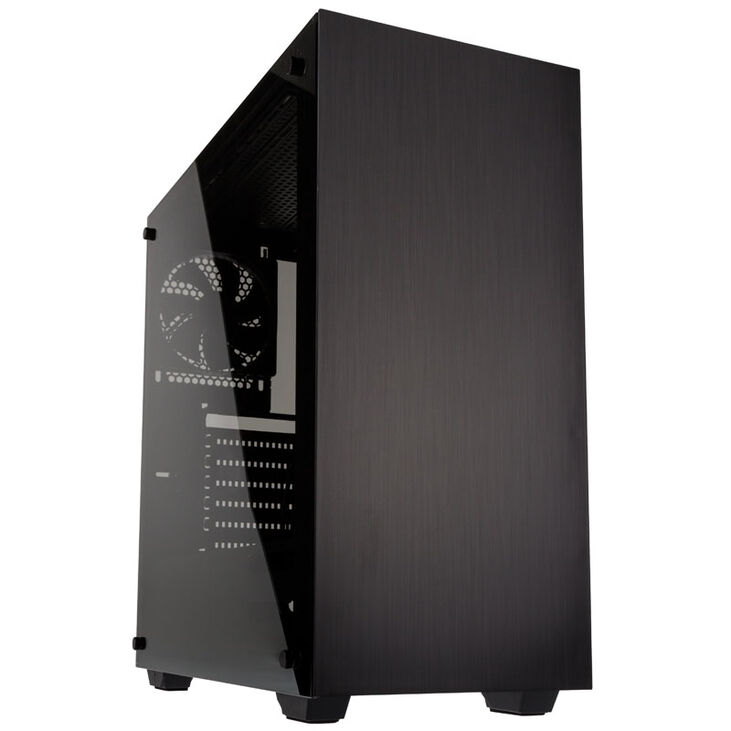 Kolink Stronghold Midi-Tower, Tempered Glass - schwarz image number 0