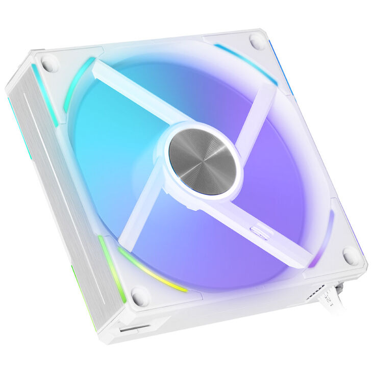 Lian Li UNI FAN AL120 V2 ARGB PWM Fan, Triple Pack with Controller - 120mm, white image number 2