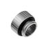 EK Water Blocks EK-Quantum Torque Micro G1/4 Inch Extension Straight Fitting MF 7 - Satin Titanium image number null