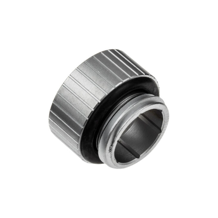 EK Water Blocks EK-Quantum Torque Micro G1/4 Inch Extension Straight Fitting MF 7 - Satin Titanium image number 1