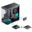 Jonsbo D200 PC-Geh&auml;use, Mini-Tower, mATX, Tempered Glass - schwarz image number null