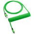CableMod Classic Coiled Keyboard Cable USB-C zu USB Typ A, Viper Green - 150cm image number null
