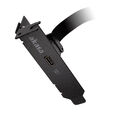 Akasa Low Profile PCI Bracket Adapter, USB 3.1 Type C - black image number null