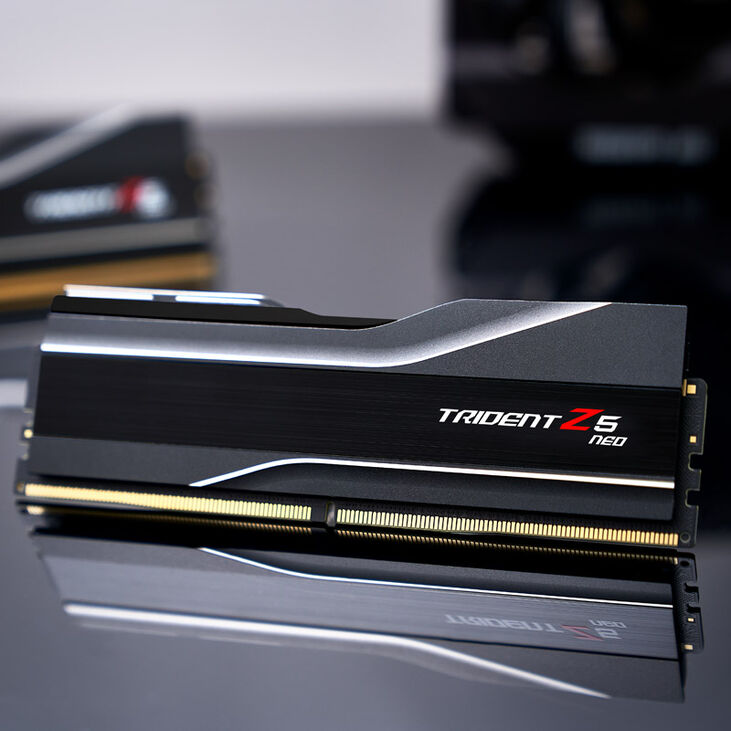 G.Skill Trident Z5 Neo DDR5-6000 RAM, CL30, EXPO - 32 GB Dual-Kit, black image number 7