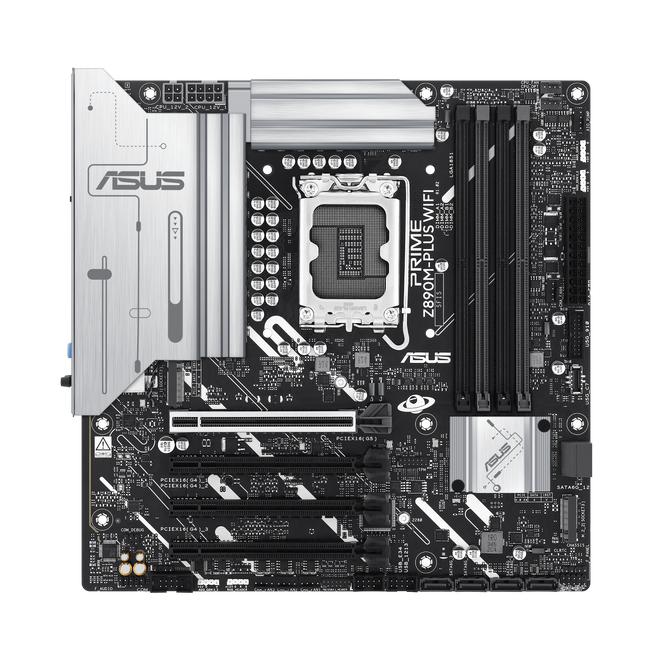 ASUS Prime Z890M Plus WiFi motherboard, socket LGA 1851, Intel Z890, mATX, DDR5 image number 1