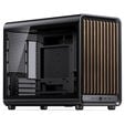 Jonsbo D33 Wood PC Case, Mini Case, mATX, Tempered Glass - Black, Wood image number null