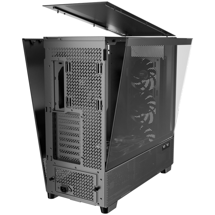 Antec Flux Pro PC case, full tower, E-ATX, tempered glass – black image number 19