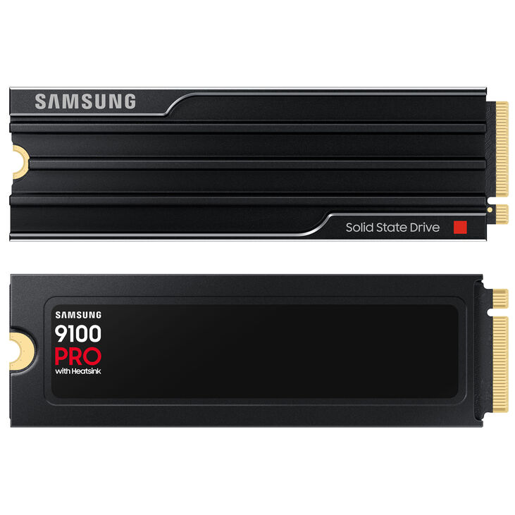 Samsung 9100 PRO Series NVMe SSD, PCIe 5.0 M.2 Type 2280, with heatsink - 2TB image number 6