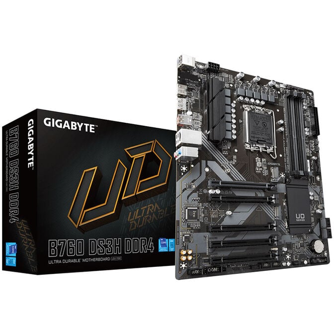 GIGABYTE B760 DS3H DDR4, Intel B760 motherboard - Socket 1700, DDR4 image number 0