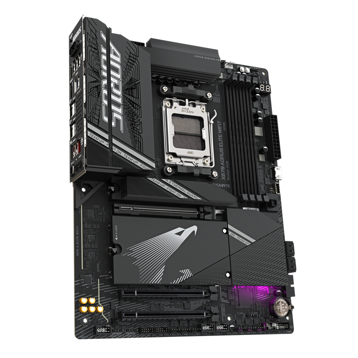 Gigabyte X870 A Elite WiFi7 Mainboard, Sockel AM5, AMD X870, ATX, DDR5 image number 2