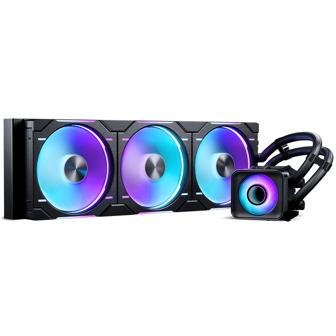 PHANTEKS Glacier One 420D30 X2 DRGB AiO Water Cooling - 420mm, Black image number 0