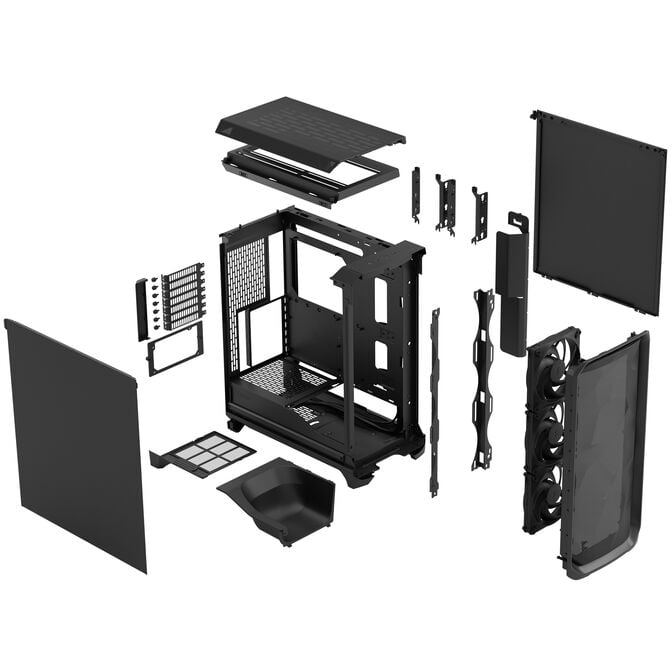 Fractal Design Meshify 3 Solid PC-Geh&auml;use, Midi-Tower, E-ATX - schwarz image number 11