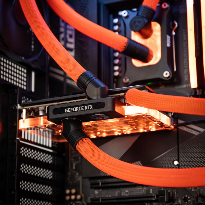 4k Gaming PC AMD Ryzen 7 9850X3D, Nvidia RTX 5080, 32 GB RAM, Custom Water Cooling - King Deal image number 5