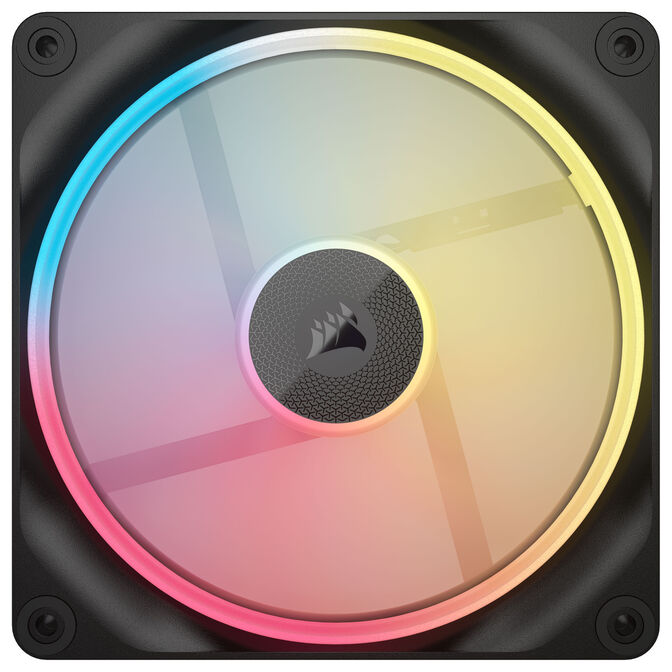 Corsair iCUE Link LX140-R RGB L&uuml;fter, PWM - 2er-Pack, 140mm, schwarz image number 8