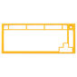 Glorious GMMK PRO Top Frame - golden yellow