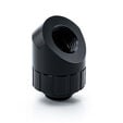 Bitspower Artemis 45 Grad Fitting - drehbar, matt schwarz image number null