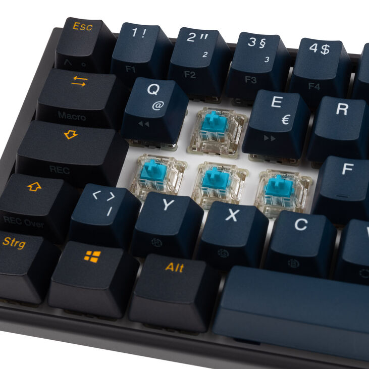 Ducky One 3 Pro Mini Nazca Line Gaming Tastatur, mechanisch, 8.000 Hz, Hot Swap, RGB - Cherry MX2A Blue, ISO (DE) image number 4