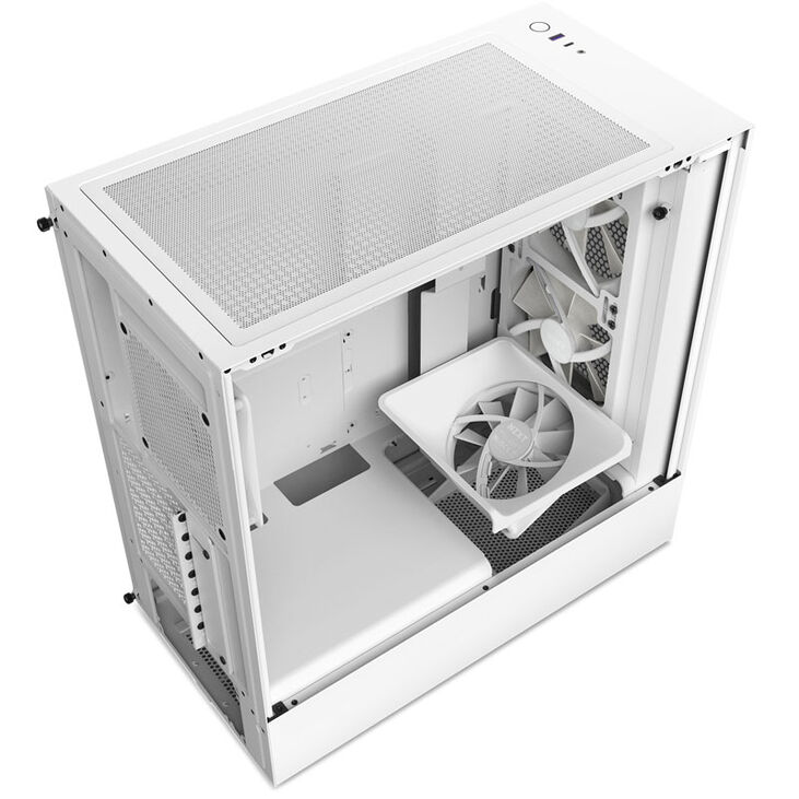 NZXT H5 Flow RGB Midi-Tower - weiß image number 1