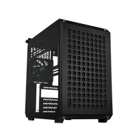 Cooler Master Qube 500 Flatpack PC-Gehäuse, Midi-Tower, E-ATX, Tempered Glass - schwarz