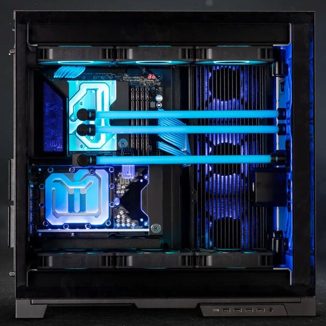 EK Water Blocks EK-Quantum Reflection&sup2; PC-O11D EVO XL D5 PWM D-RGB - Plexi image number 5