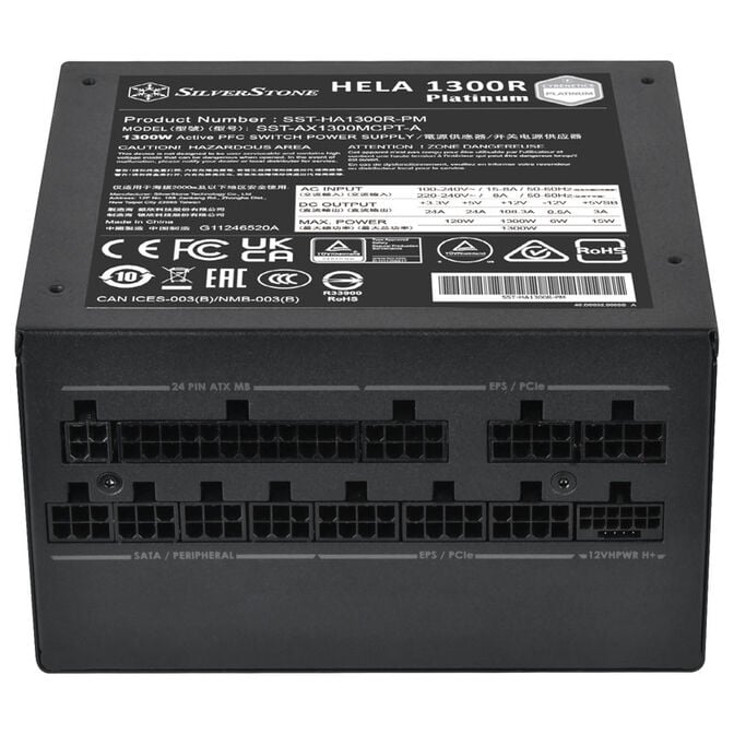 Silverstone SST-HA1300R-PM Platinum Netzteil, modular - 1300 Watt image number 8