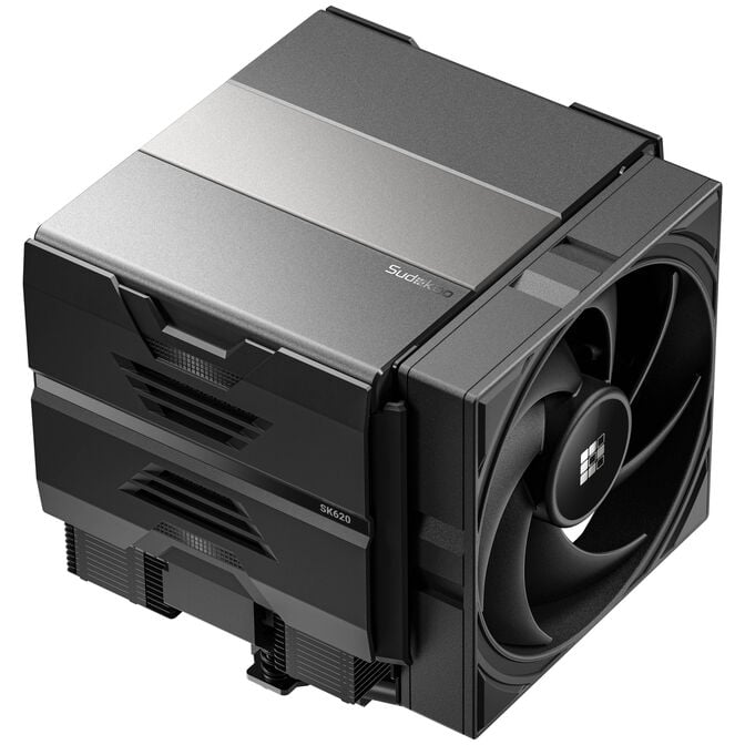 Sudokoo SK620 CPU Cooler, Dual Tower - 2x 120mm, black image number 0