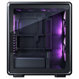Cooler Master MasterFrame 500 Mesh ARGB PC Case, Mid-Tower, E-ATX, Tempered Glass - Black image number null