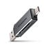 AXAGON CRE-DAC External USB 3.2 Gen1 Type-C+Type-A 2-slot SD/microSD image number null