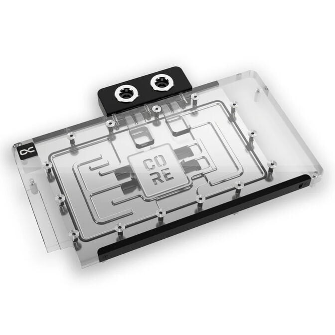 Alphacool Core GeForce RTX 5080 and 5070 Ti TUF GPU Water Cooling, ARGB, with Backplate - Acrylic image number 1