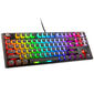 Ducky One 3 Aura Black TKL Gaming Keyboard, RGB LED - MX-Speed-Silver (US)