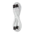 CableMod C-Series Pro ModMesh Bridged Anschlusskabel - 8+8-Pin PCIe, wei&szlig;, 60cm image number null