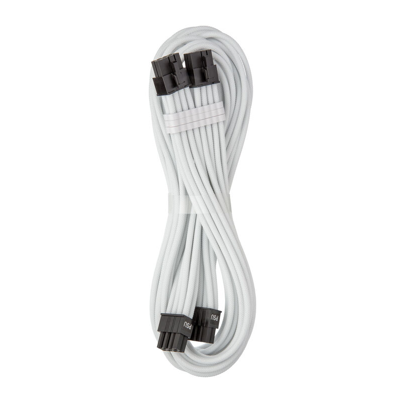 CableMod C-Series Pro ModMesh Bridged Anschlusskabel - 8+8-Pin PCIe, weiß, 60cm