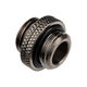 Alphacool ES Dual Adapter, Plug-in, G1/4 Female to G1/4 Female - Black