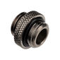 Alphacool ES Dual Adapter, Plug-in, G1/4 Female to G1/4 Female - Black