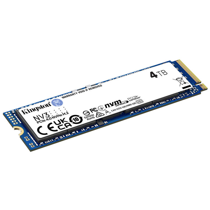 Kingston NV3 NVMe SSD, PCIe 4.0, M.2 Type 2280 - 4 TB image number 0