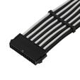 SilverStone ATX 24-Pin-Kabel, 300mm - Schwarz/Wei&szlig; image number null