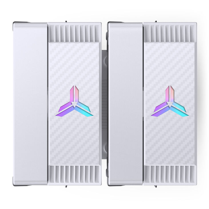 Jonsbo CR-3000E CPU cooler, dual tower, ARGB, 260W TDP - white, 120mm image number 6