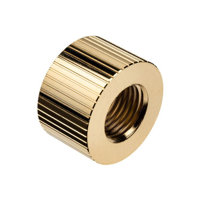 EK Water Blocks EK-Quantum Torque G1/4 Inch Extension Straight FF 14 - gold image number 0