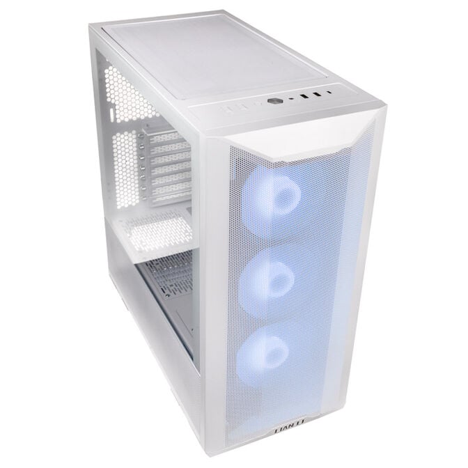 Lian Li LANCOOL II Mesh C RGB Snow Edition Midi-Tower, Tempered Glass - wei&szlig; image number 1