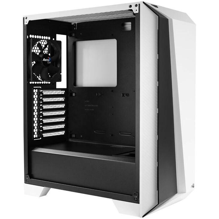Aerocool Cylon Pro Tempered Glass Mid Tower - White image number 4