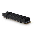 AXAGON CLR-M2L10 passiver M.2-SSD-K&uuml;hlk&ouml;rper - 2280, 10 mm H&ouml;he, Aluminium, schwarz image number null