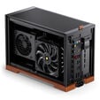 Jonsbo T9 Black PC Case, Mini Case, ITX, PCIe 5.0 Riser Cable - Black image number null