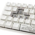 Ducky One 3 Classic Pure White SF Gaming Tastatur, RGB LED - MX-Speed-Silver image number null