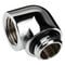 Alphacool Eiszapfen Adapter 90 Degree G1/4 Inch Male to G1/4 Inch Female - chrome