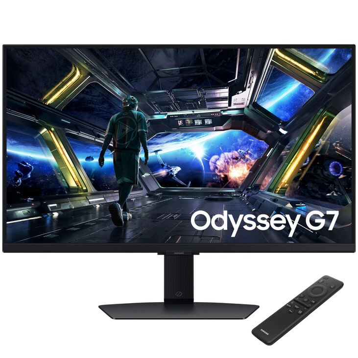 Samsung Odyssey G7 G70D, 27 inch Gaming Monitor, 144Hz, IPS, FreeSync image number 0