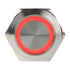 DimasTech Vandalism switch/button 25mm - Silverline - red image number null